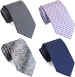Zenxus extra long neckties front view and packaging