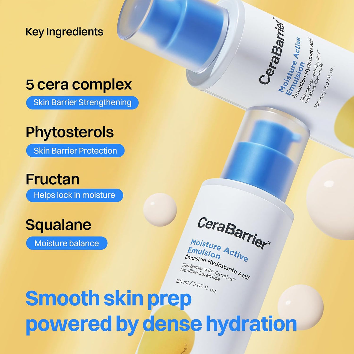 Holika Holika Cerabarrier Moisture Emulsion blue pump dispenser