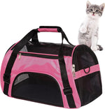 MuchL Pet Carrier Cat Cattier Soft-Sided Carriers for Small Medium Cats Dogs Puppies Pet Carrier Airline Approved Cat Dog Pet Travel Carrier (Medium, Blue) - Image 10