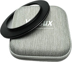 Close up of aluminum alloy threading on Yadsux adapter ring