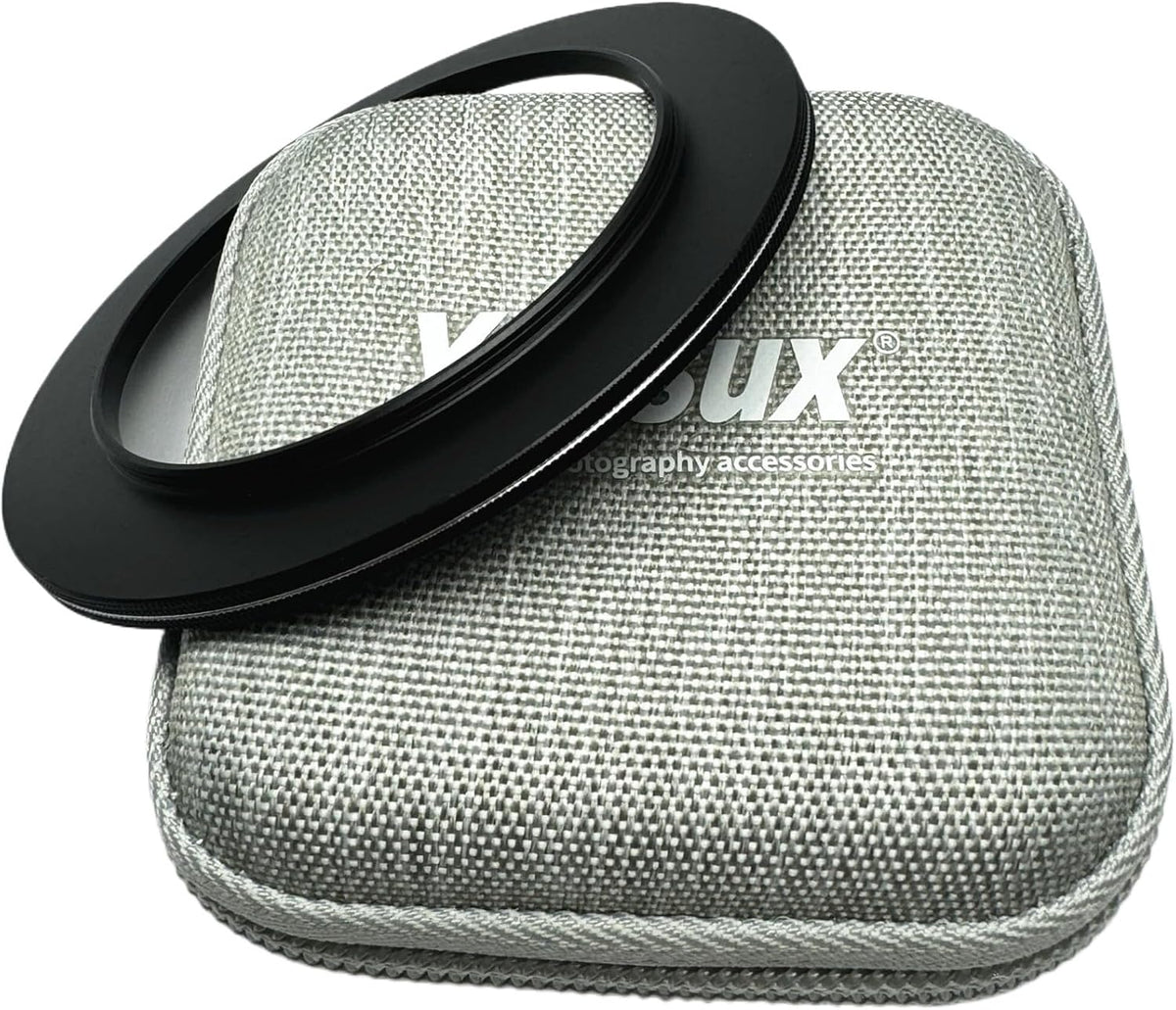 Close up of aluminum alloy threading on Yadsux adapter ring