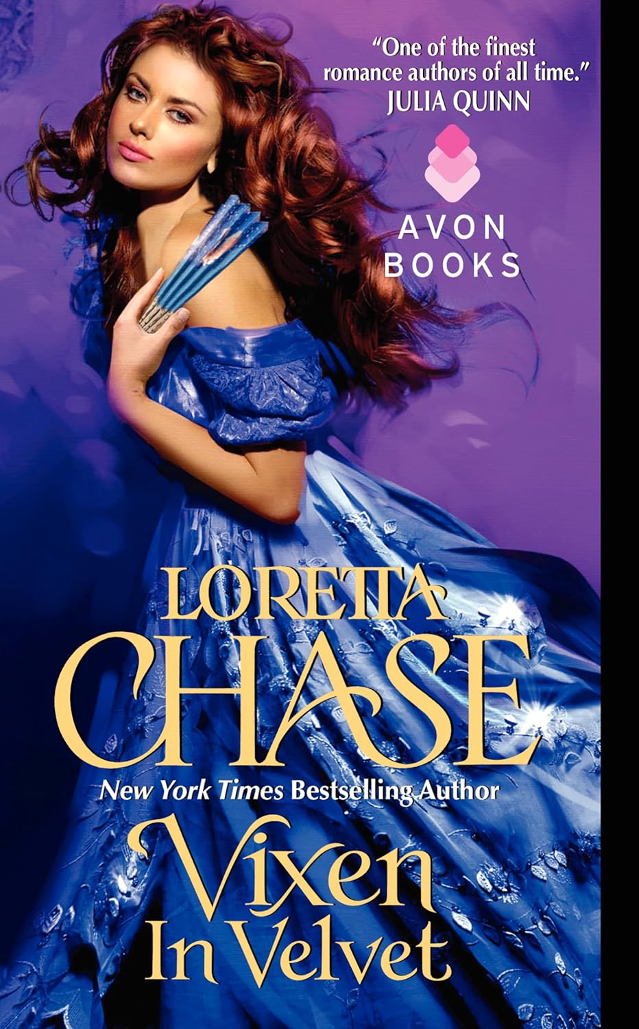 Loretta Lynda Chase Vixen in Velvet paperback book front cover view