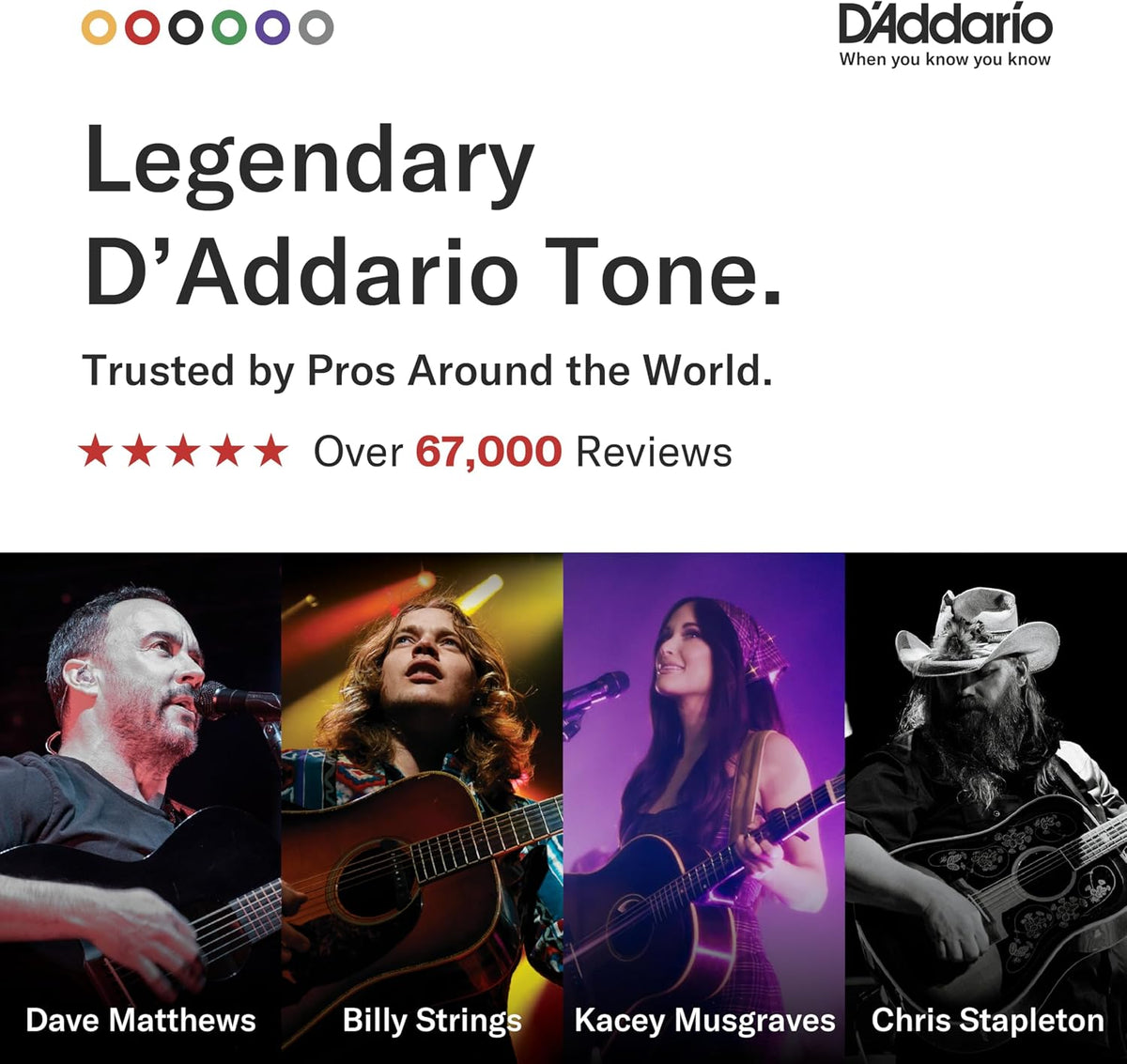 D'Addario EJ26 custom light guitar strings packaging back details