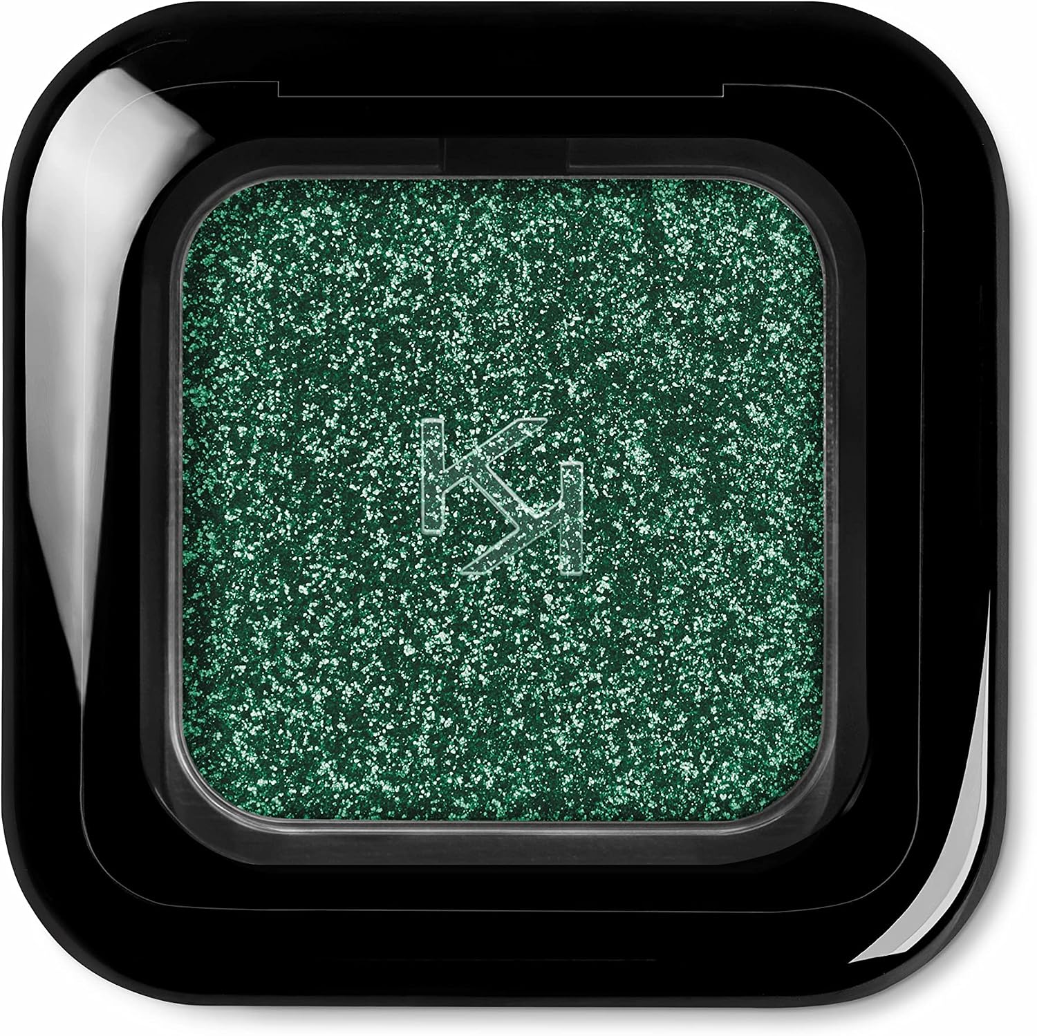 Kiko Milano Glitter Shower Eyeshadow 05 Enchanted Forest front view premium packaging