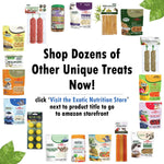 Natural additive free small animal treats for degus gerbils and squirrels