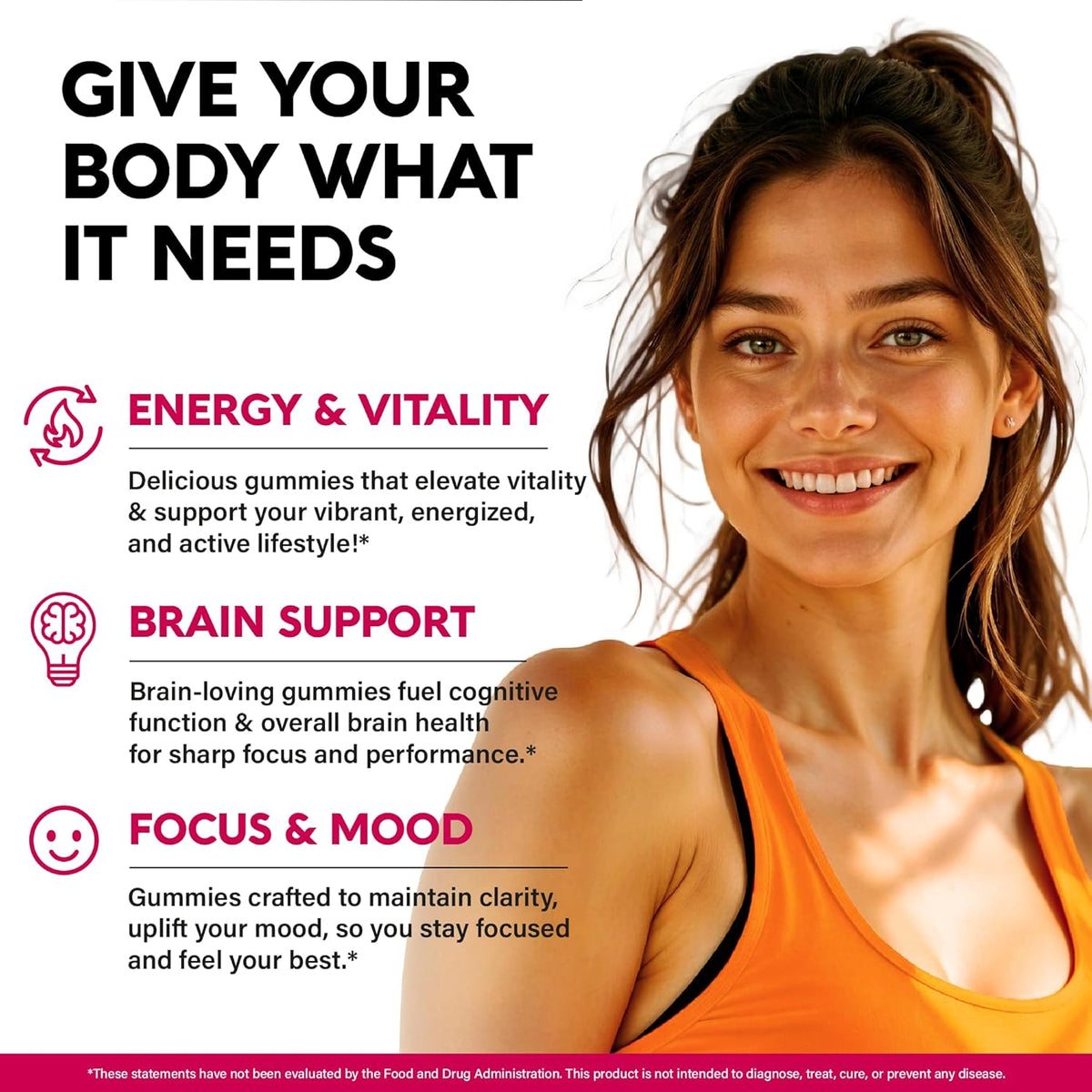 NutraHarmony Vitamin B-Complex gummies bottle side view showing supplement facts