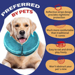 Premium doggie recovery donut neck collar preventing wound licking after surgery