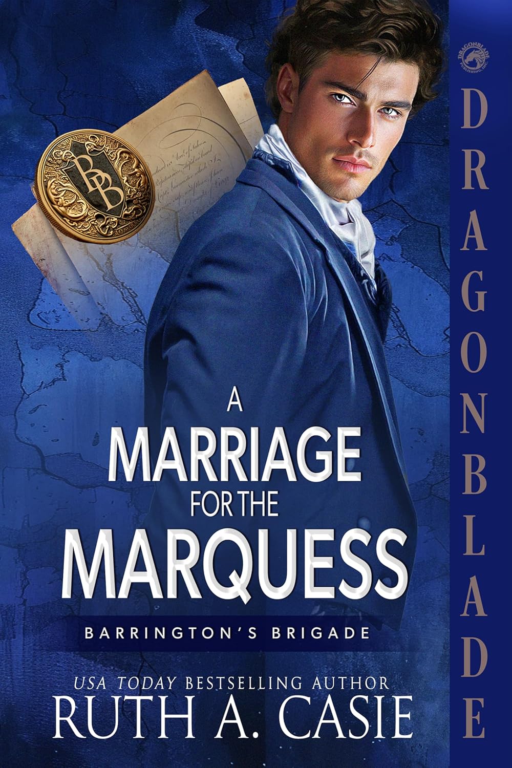 Ruth A Casie A Marriage for the Marquess book front view premium historical romance novel