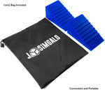 6 Piece Squat Wedge - Adjustable Stackable for deeper squat, Non-Slip Superior Traction, Dark Blue - With Carry Bag - Image 9