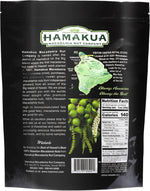 Hamakua coffee macadamia nut dessert candy pouch displaying authentic Hawaiian ingredients