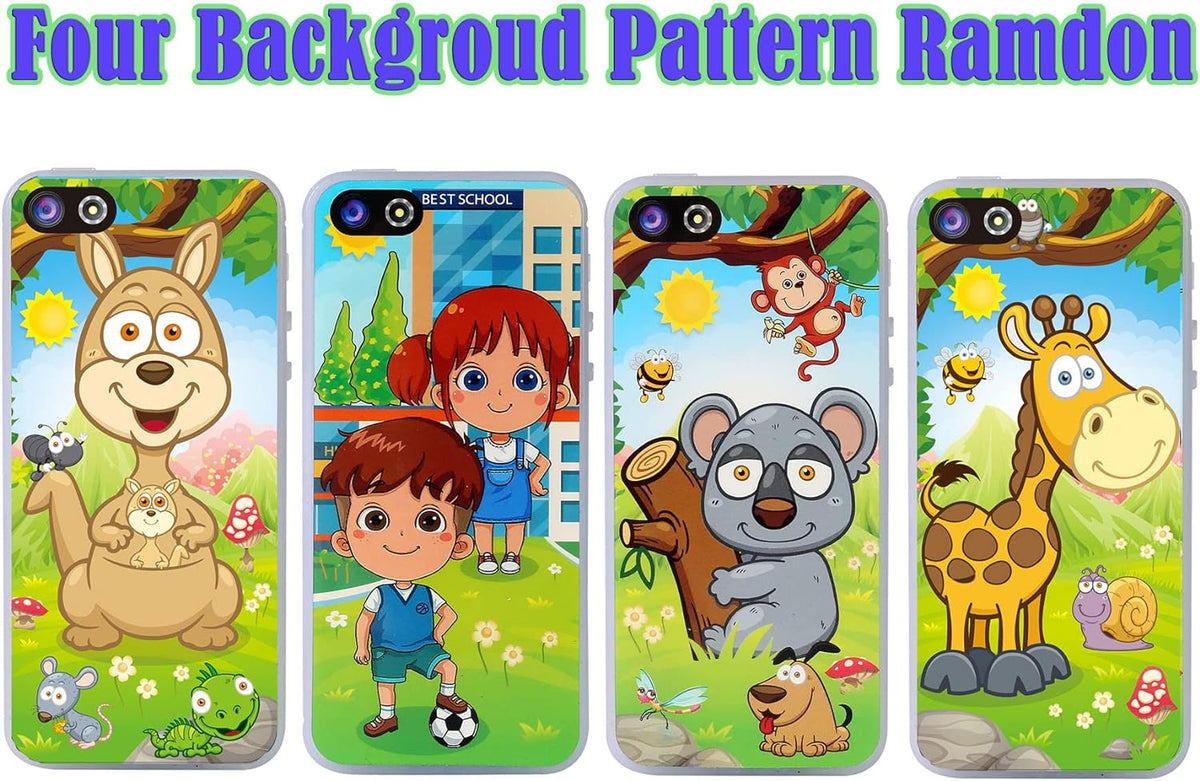Cooplay White Smart Phone Toy Music Lullaby YPhone Song Touch Screen USB Recharable Cell Phone Learning English Mobile for Toddler Child Christmas - Image 6