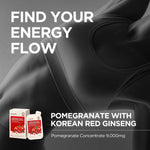 Vegan Red Panax Ginseng liquid energy drink packaging highlighting caffeine free formulation