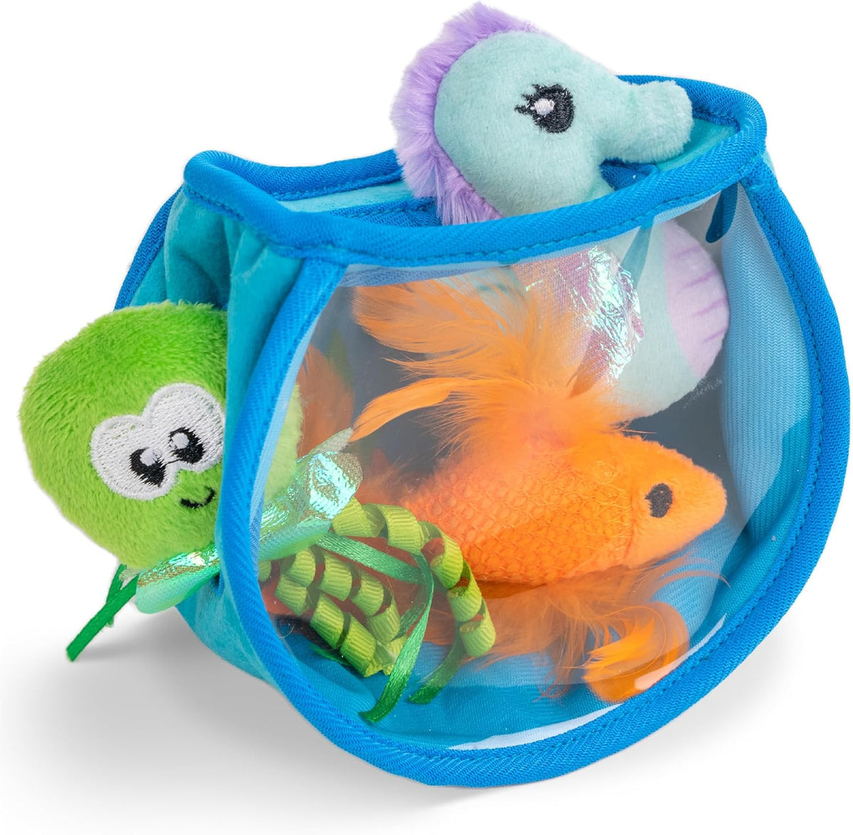 Catstages Hide & Seek Fish Bowl front view interactive cat toy
