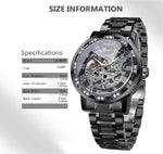 Forsining vintage skeleton watch lifestyle wrist shot