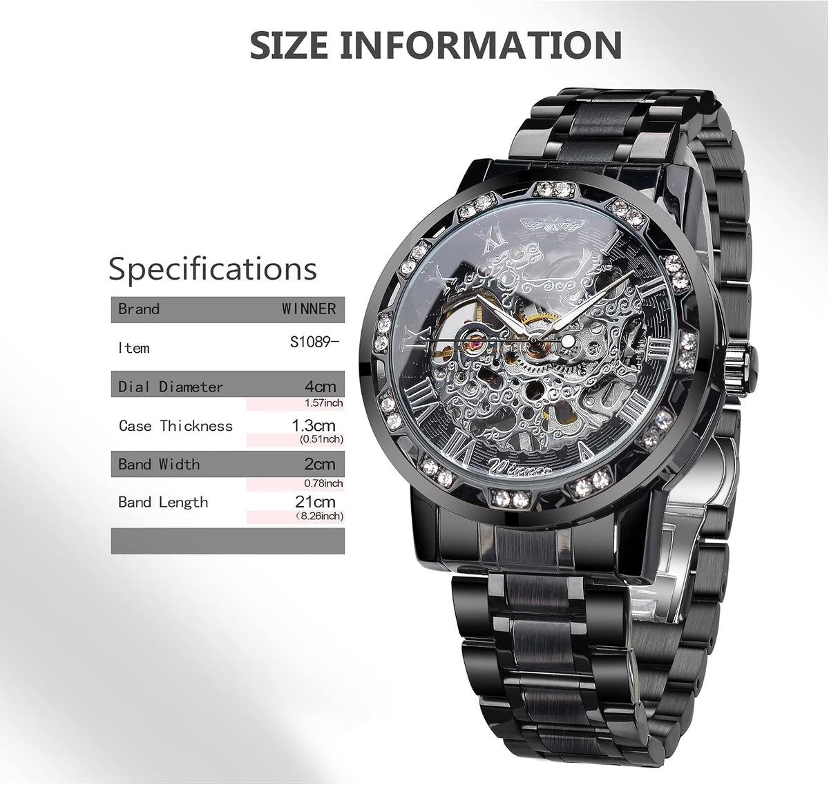 Forsining vintage skeleton watch lifestyle wrist shot