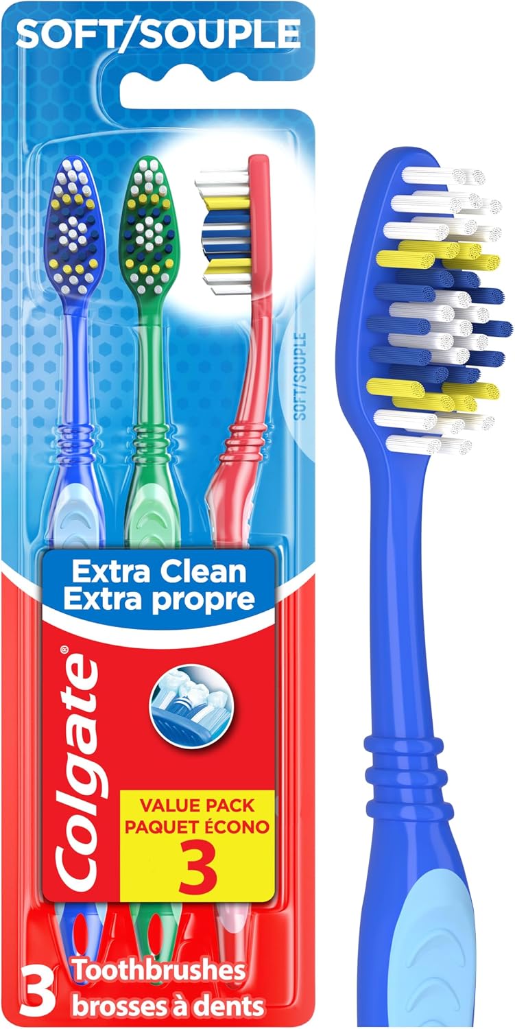 Colgate Extra Clean Medium Toothbrushes, 6 Pack - Image 9