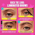 NYX micro eyebrow pencil cap off showing fine tip