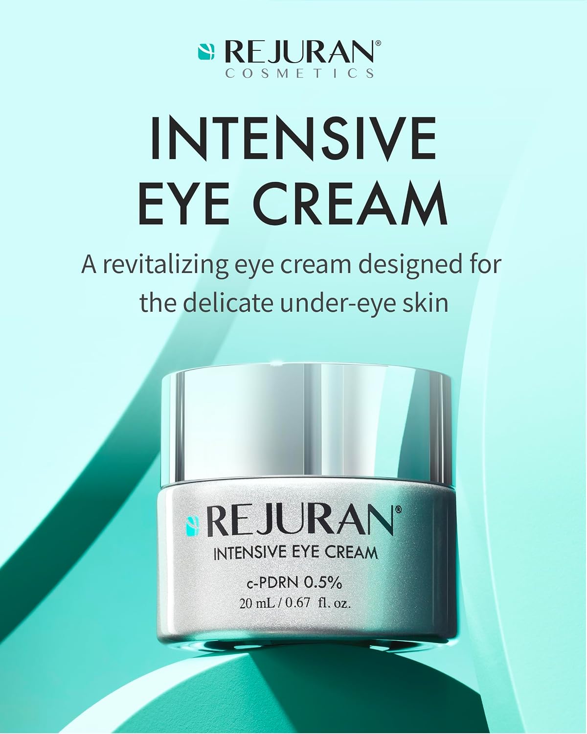 Rejuran eye cream bottle with c-PDRN label visible