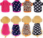 Soft texture polar fleece dog pajamas winter outfit close up view.