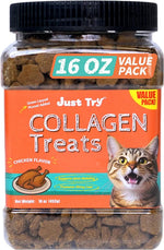 Just Try 16 OZ Taurine Treats with Coenzyme Q10 for Cats - Coq10 & Taurine for Cat to Support Feline Heart Health - Chicken Flavored Chews - Vitamins Snacks Treats - Image 11