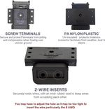 Trailer Vision protective cover mount with spring loaded lid