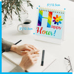 Gethelud desk sign displaying do not disturb message card