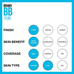 Close up of 2% salicylic acid label on Maybelline BB cream
