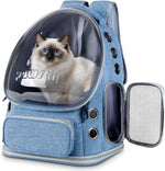 Cat Backpack Carrier with Large Space Bubble Window, Airline Approved Breathable Pet Carrier for Small Dogs Cats up to 15lbs, Foldable for Travel Hiking & Outdoor Use - Image 9
