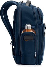 Briggs & Riley cargo backpack lifestyle use for travel
