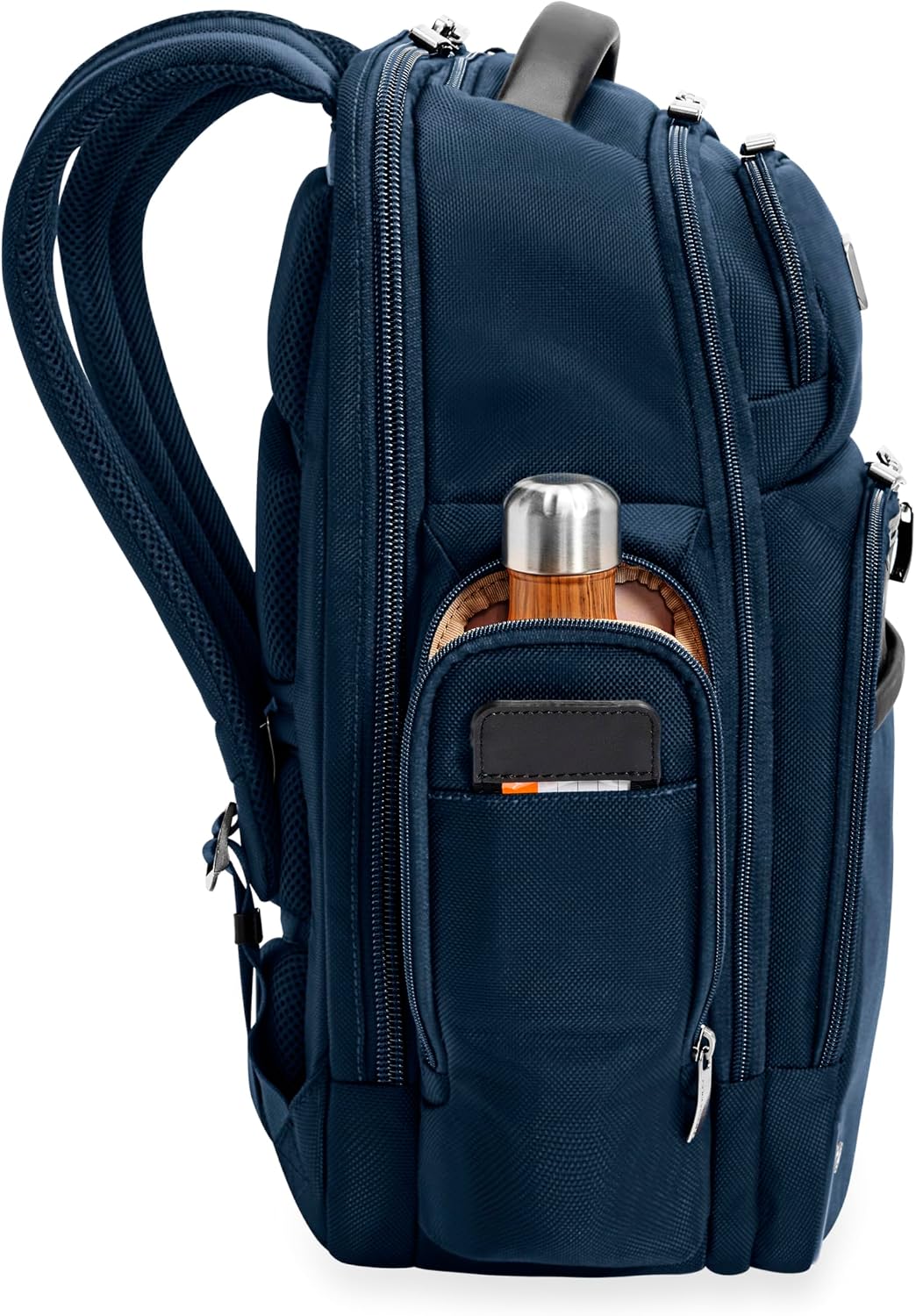 Briggs & Riley cargo backpack lifestyle use for travel