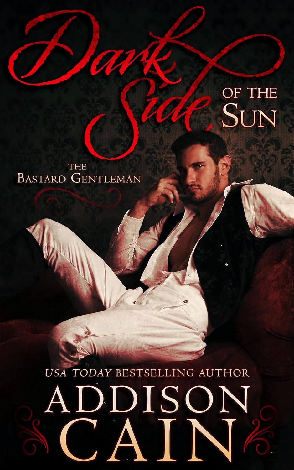 Addison Cain Dark Side of the Sun book cover front view Regency dark romance novel