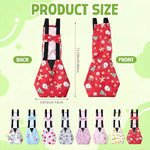 SilTriangle duck diapers showing waterproof inner pocket and adjustable elastic band