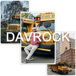 Davrock bus driver appreciation keychain angled perspective view