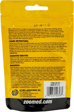 Zoo Med powdered crested gecko formula nutritional information label and feeding directions