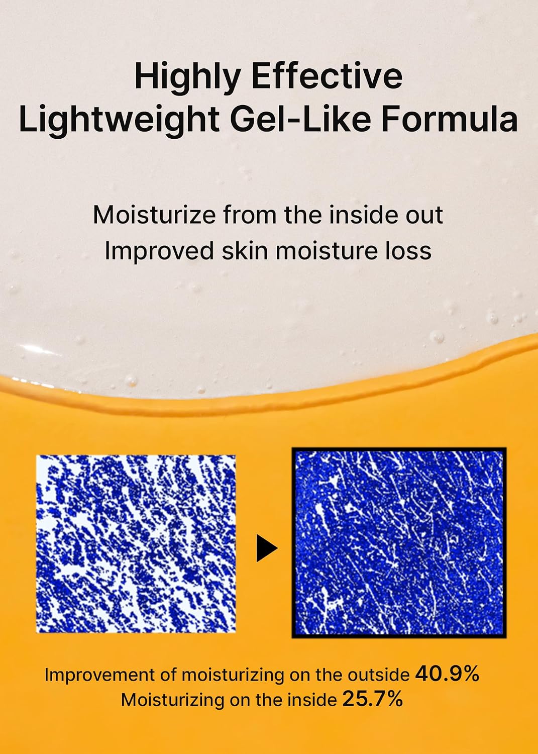 Celimax translucent hydrating facial serum bottle placed on a clean background