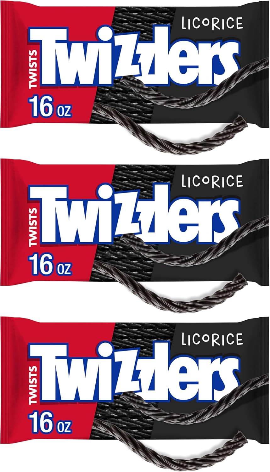 Dropy India imported Twizzlers black licorice style candy pieces