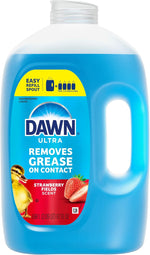Dawn Ultra Dish Soap Refill Jug, Large Size Liquid Dishwashing Detergent, Powerful Dish Soap for Grease, Strawberry Fields Scent, 67 oz - Image 9