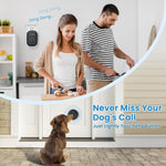 Hathever dog doorbell showing sensitive touch surface area
