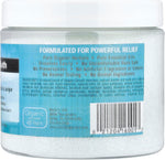 Abra grapefruit and juniper mineral bath label details