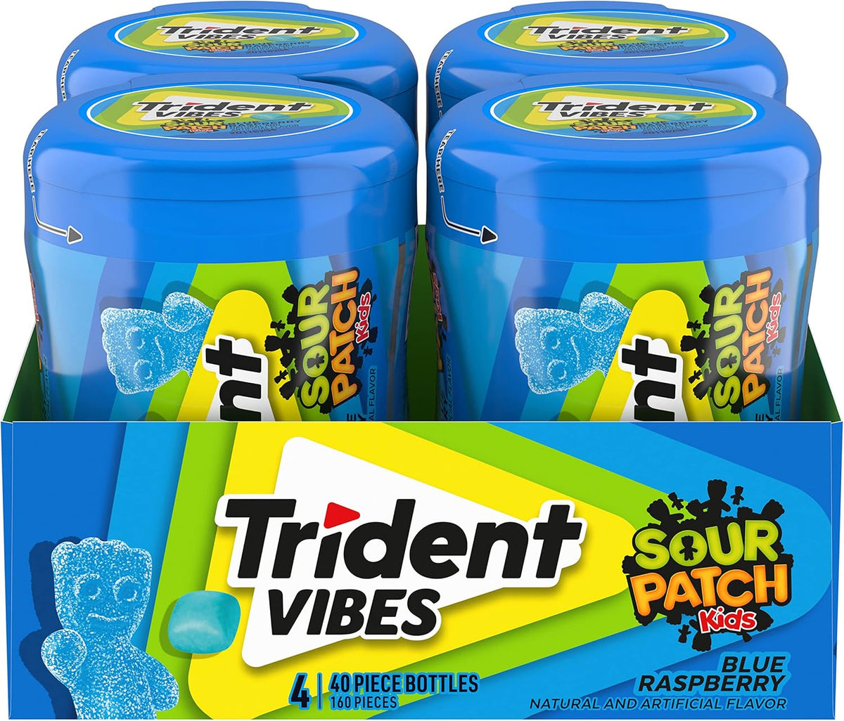 Trident Vibes Sugar-Free Chewing Gum, Cotton Candy Flavor, 40 Pieces - Image 13