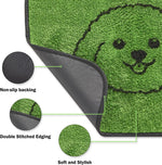 Close up of Qeils dog training mat absorbent surface