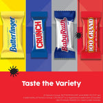 Back label of the 30.2 ounce American candy assortment bag.