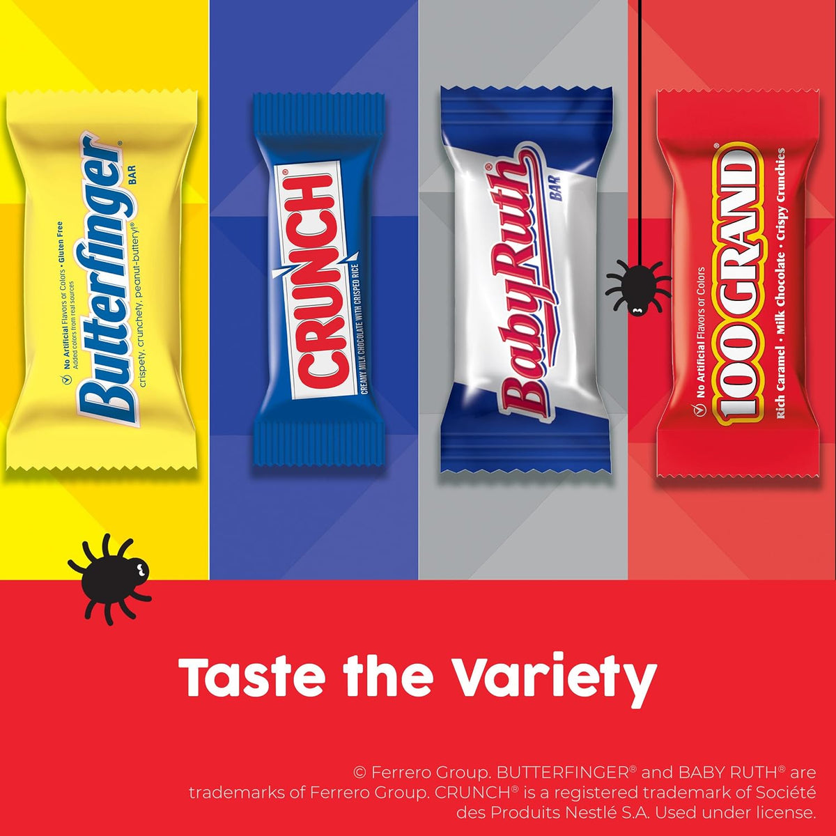 Back label of the 30.2 ounce American candy assortment bag.