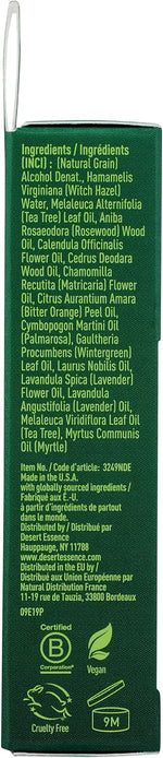 Desert Essence natural blemish touch stick ingredients view