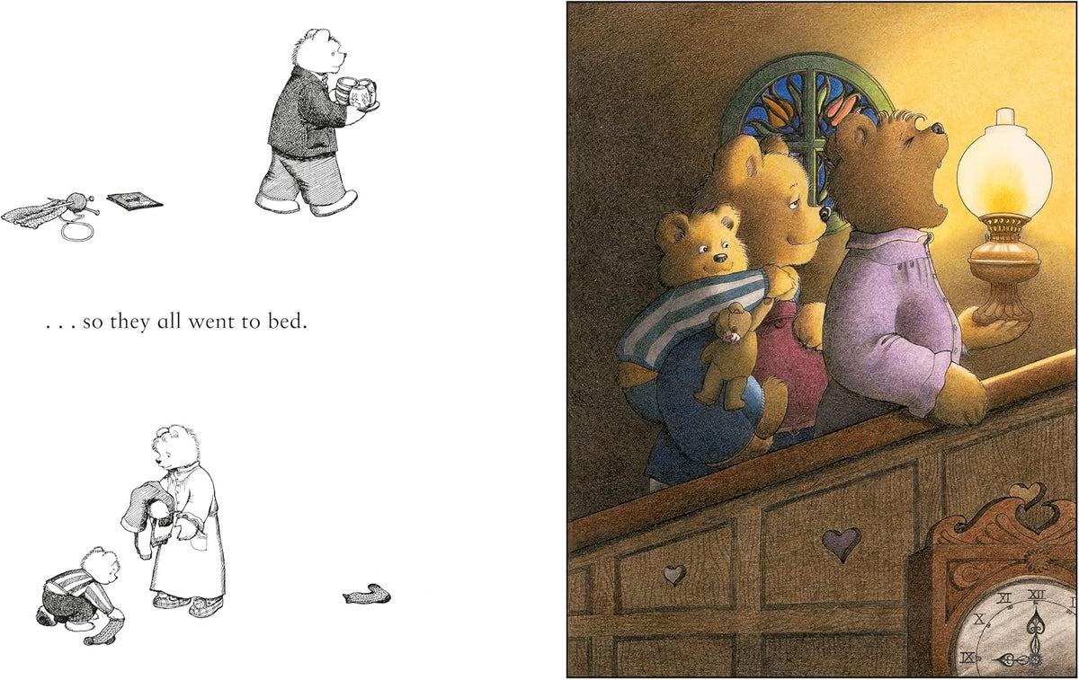 Open Pages Displaying Illustrations And Text From Peace At Last