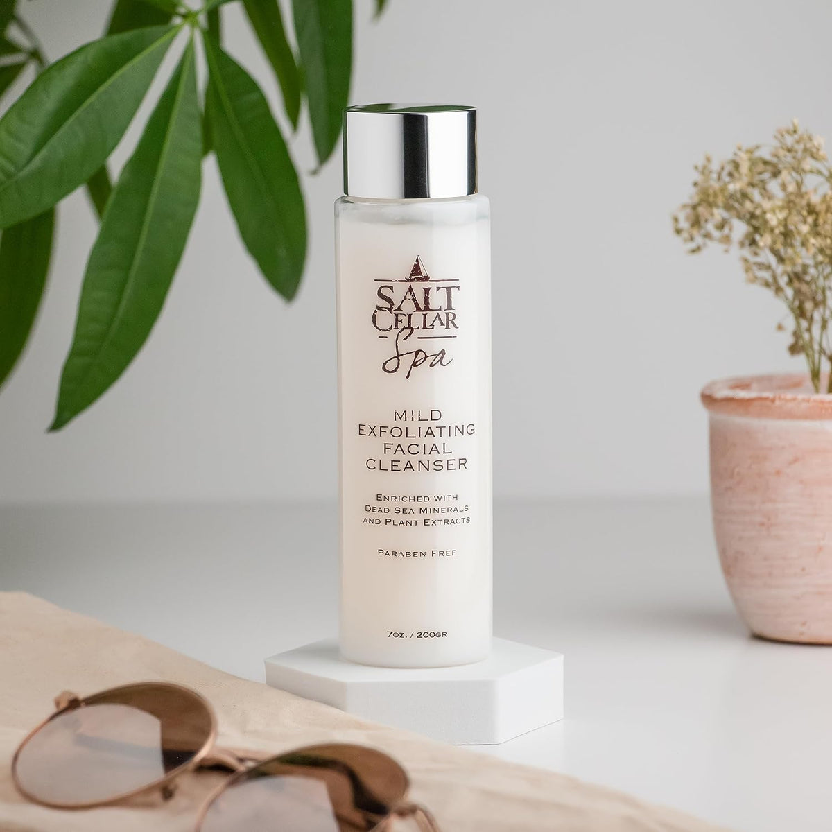 Salt Cellar Spa Mild Exfoliating Facial Cleanser texture display