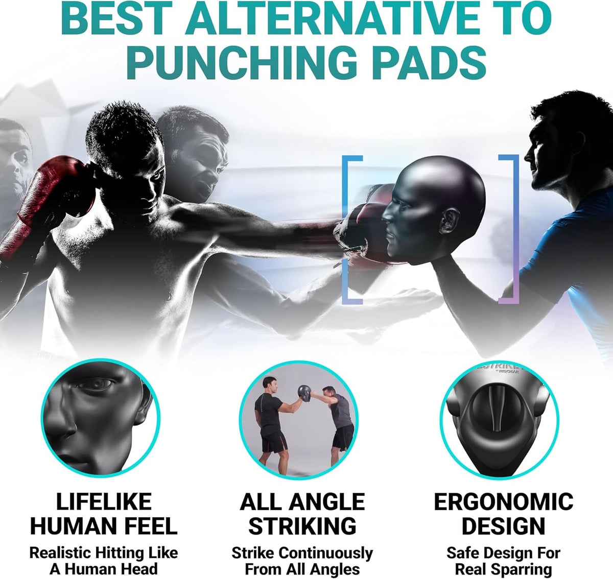 Revgear mma punching dummy ergonomic hand grip detail