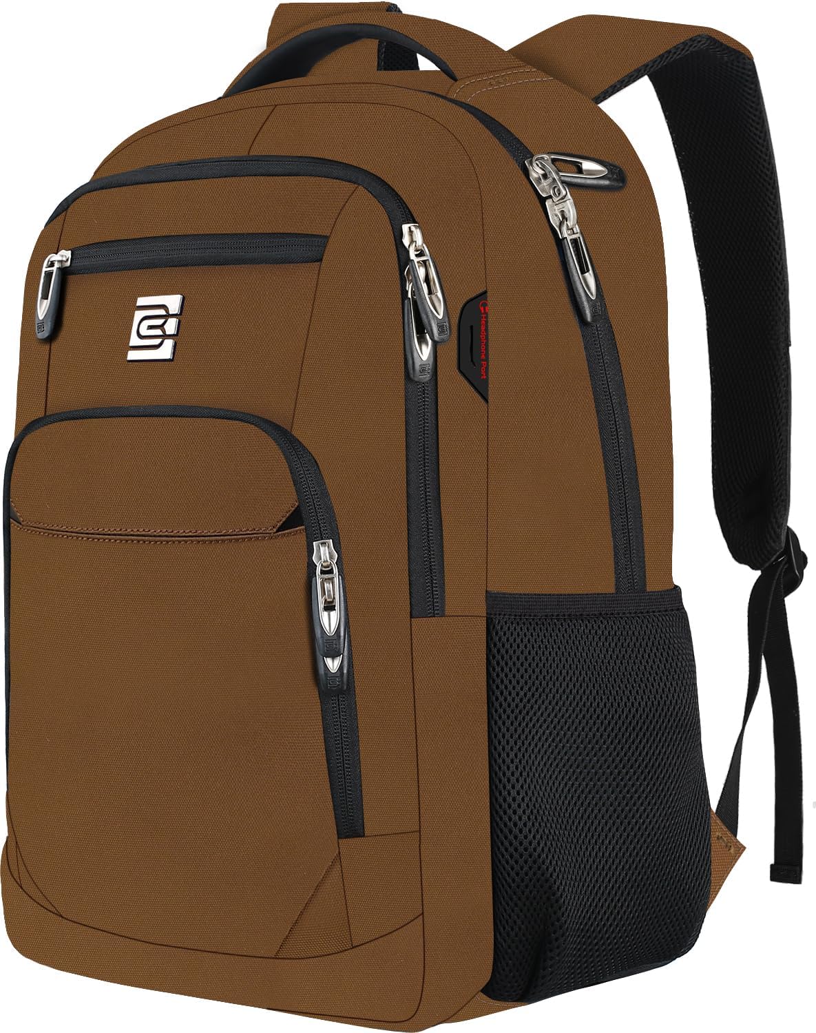 Laptop Backpack,Business Travel Anti Theft Slim College Backpack | Water Resistant Durable Computer Bag Gift for Women & Men Fits 15.6 Inch Laptop and Notebook - Light Pink - Image 14