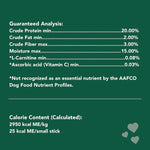 Premium USA imported Get Naked canine weight management chews nutritional facts