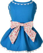 Premium YSTAR small dog tutu outfit packaging showing the Independence day color palette